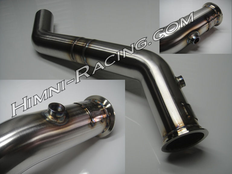 Himni 4" Stainless Steel V-Band Downpipe - 86-92 Mazda FC RX-7